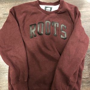 Vintage maroon roots sweater
